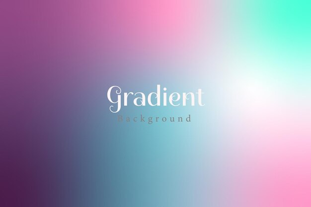 Diseño de fondo con gradiente abstracto y colorido