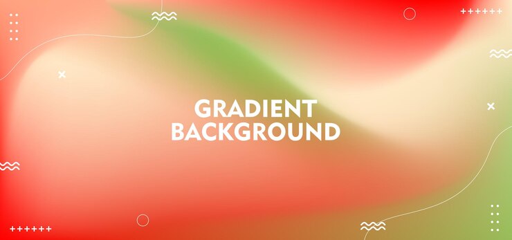 Diseño de fondo de gradiente abstracto con ilustración vectorial de tonos de color rosa y verde