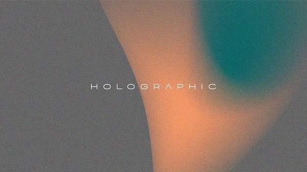 Diseño de fondo con gradiente holográfico moderno Malla abstracta para gráficos digitales