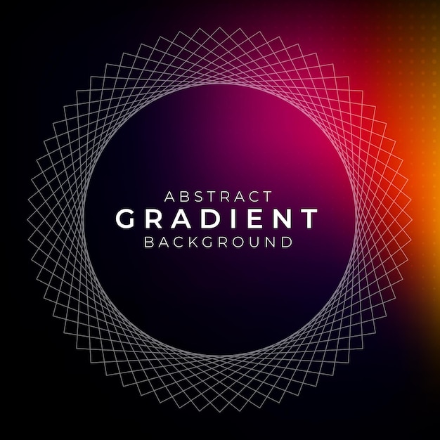 Diseño de fondo de gradiente oscuro para el póster de anuncios Banner Mandala