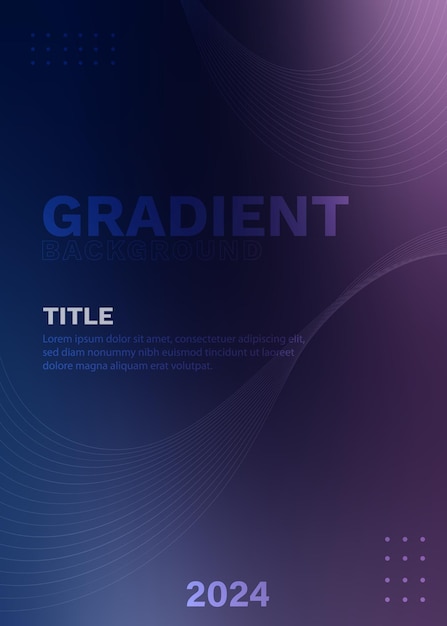 Diseño de fondo con gradiente de papel tapiz abstracto vibrante