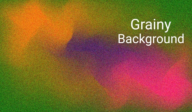 Diseño de fondo granulado con gradiente colorido
