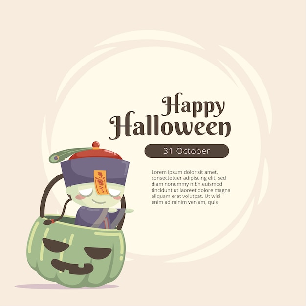 Diseño de fondo de halloween vintage