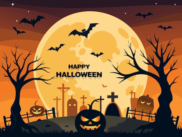 diseño de fondo de Halloween