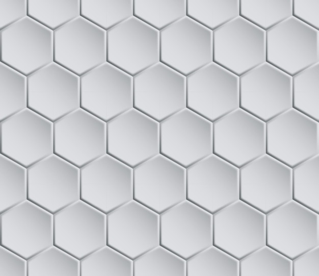 Diseño de fondo hexagonal 3d