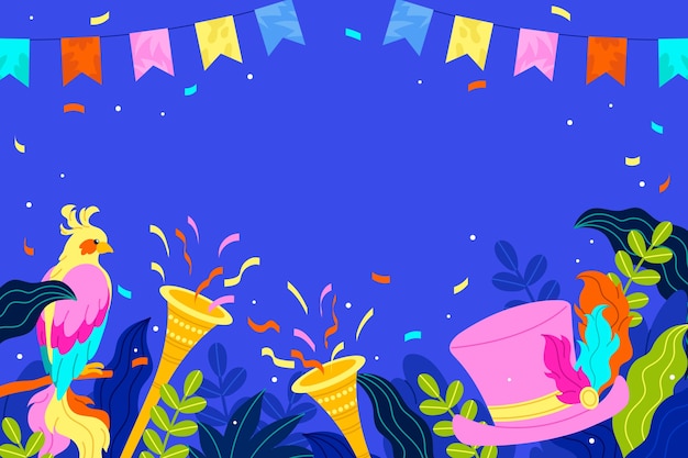 Diseño de fondo de la hierba de Mardi
