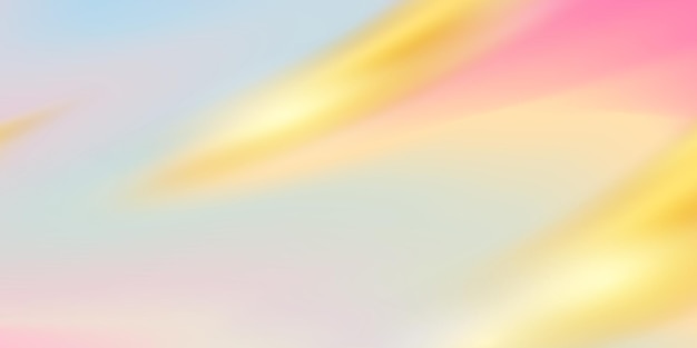 Diseño de fondo en holograma pastel horizontal abstracto dorado