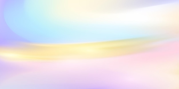 Diseño de fondo en holograma pastel horizontal abstracto dorado