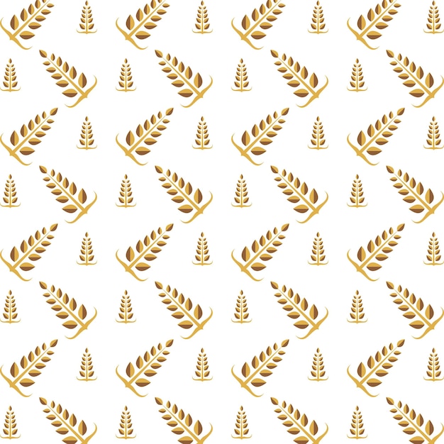 Diseño de fondo de ilustración vectorial de patrón repetitivo multicolor de trigo astuto y de moda
