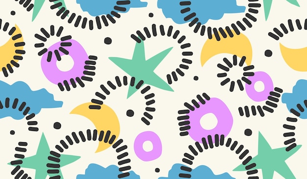 Diseño de fondo con un lindo patrón pastel