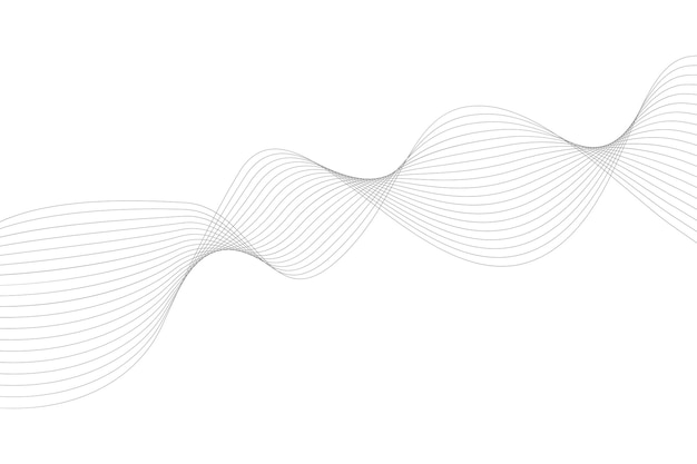 Diseño de fondo de línea ondulada colorido moderno. Fondo abstracto de curva de onda blanca para negocios, tierra