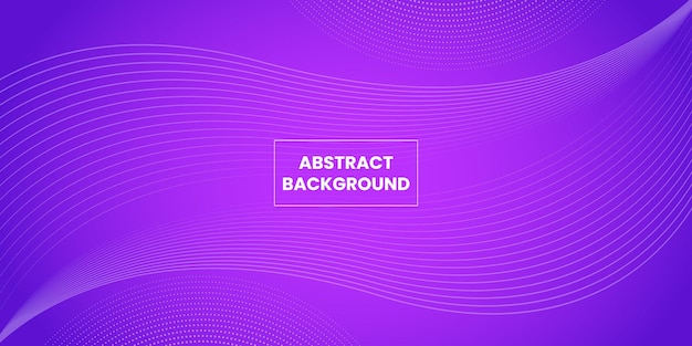Diseño de fondo de líneas abstractas de colores