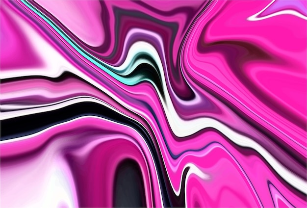 Diseño de fondo líquido brillante abstracto con efecto ondulado