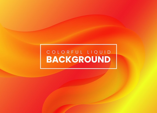 Diseño de fondo líquido de efecto 3d colorido fluido abstracto multipropósito vector gratuito