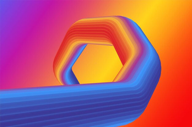 Diseño de fondo líquido de efecto 3d colorido fluido abstracto multipropósito vector gratuito