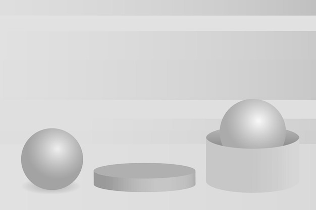 Diseño de fondo liso moderno elegante geométrico gris y blanco abstracto