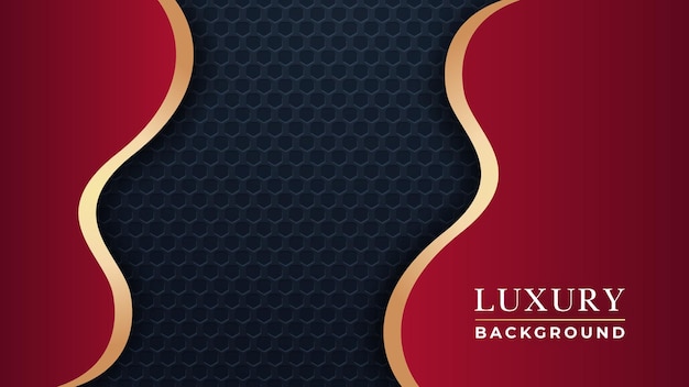 Diseño De Fondo De Lujo Dorado Degradado De Estilo Único