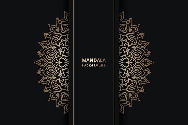 Diseño de fondo de lujo Mandala