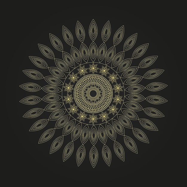 Diseño de fondo mandala para decoración.