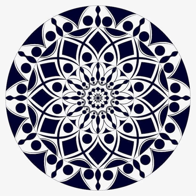 Diseño de fondo de mandala de lujo creativo