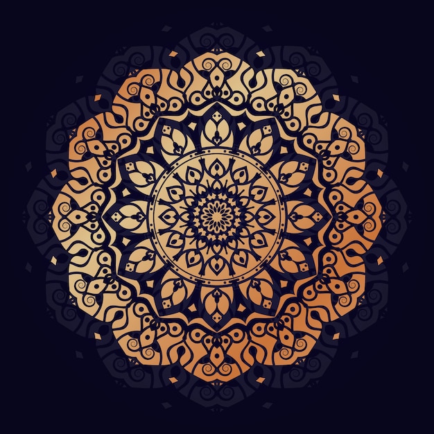 Diseño de fondo de mandala de lujo