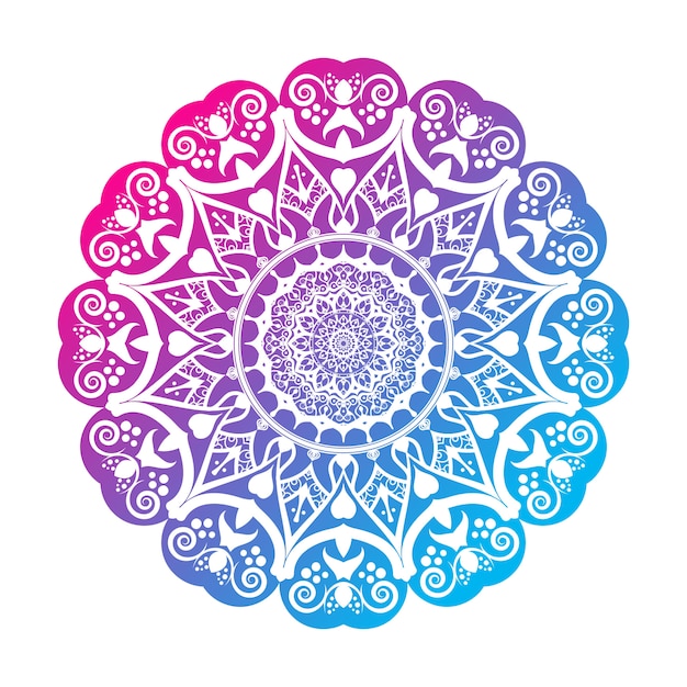 Diseño de fondo de mandala de lujo