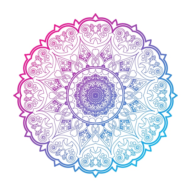 Diseño de fondo de mandala de lujo