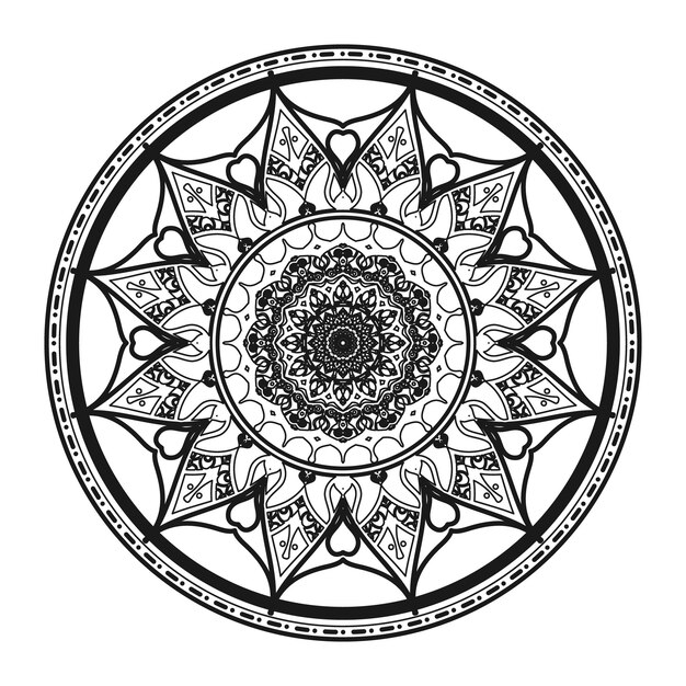 Diseño de fondo de mandala de lujo