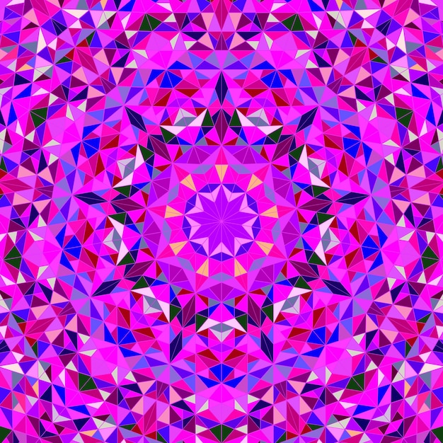 Diseño de fondo de mandala de mosaico geométrico