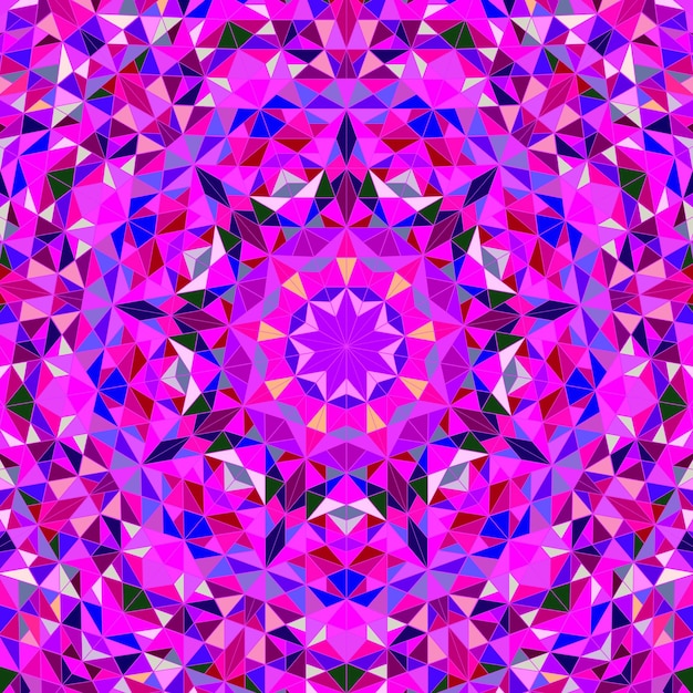 Vector diseño de fondo de mandala de mosaico geométrico