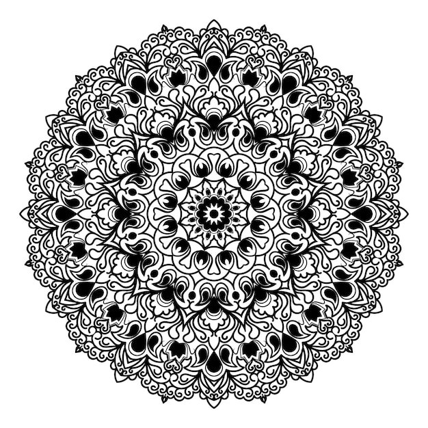 Diseño de fondo de mandala ornamental Vector mandala étnico Diseño de elementos decorativos vintage