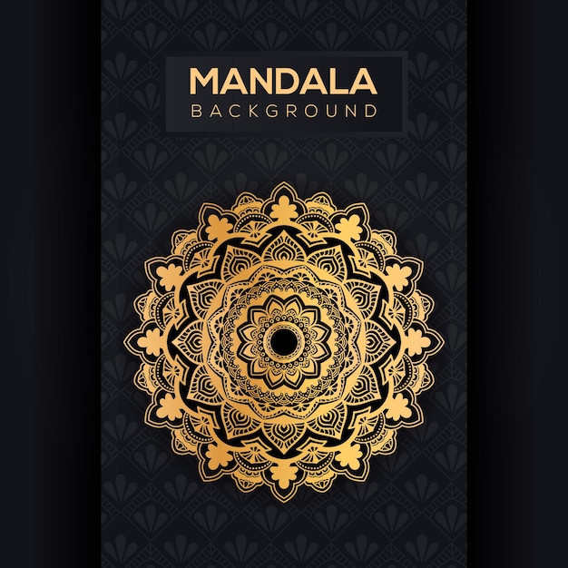 Vector diseño de fondo mandala