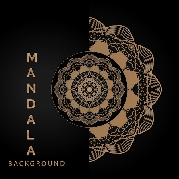 Diseño de fondo de mandala