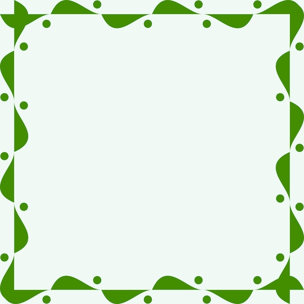 Diseño de fondo de marco verde