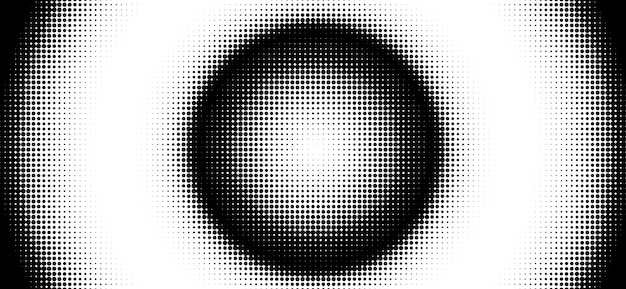 Diseño de fondo de medio tono medio tono círculo aleatorio puntos textura raster