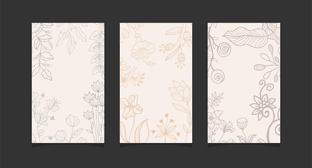 Diseño de fondo de moda abstracto boho moderno