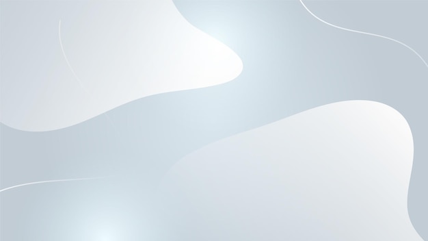 Diseño de fondo moderno abstracto blanco Forma geométrica de onda blanca abstracta con fondo de banner de concepto de tecnología futurista