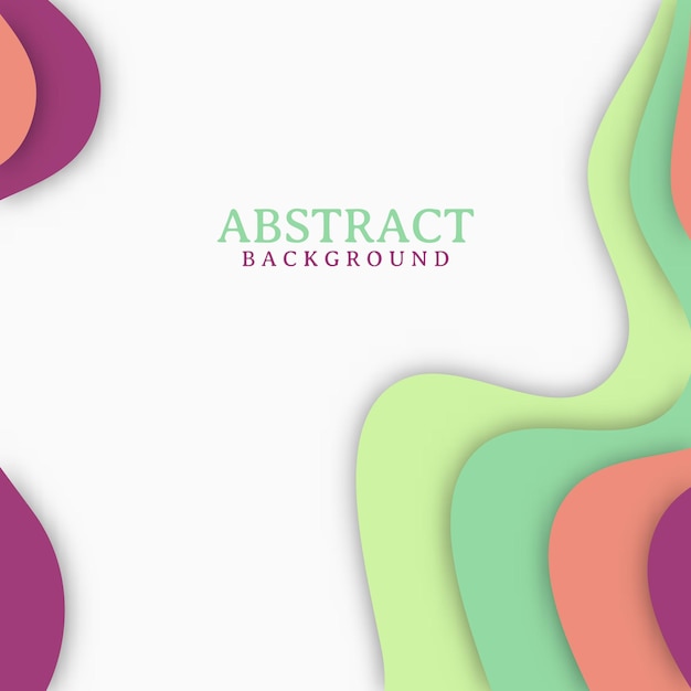 Diseño de fondo moderno abstracto con formas onduladas. Fondo de diseño moderno con forma geométrica
