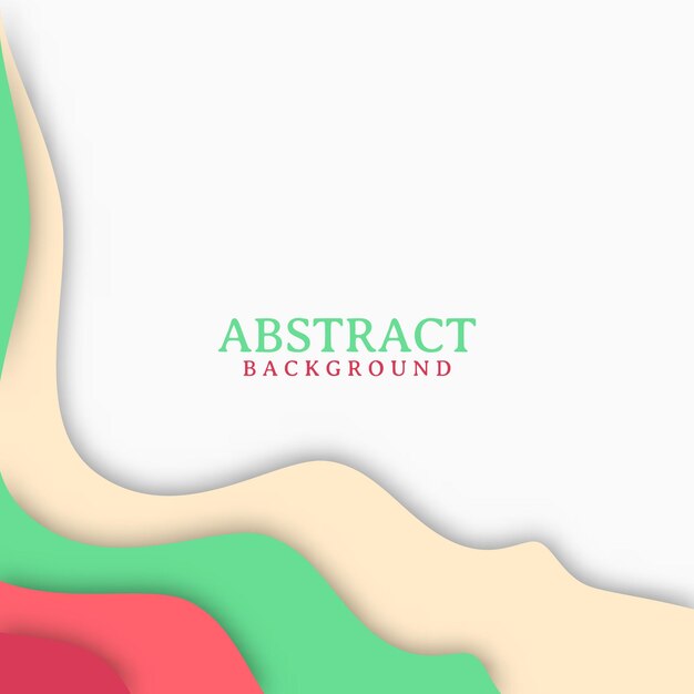 Diseño de fondo moderno abstracto con formas onduladas. Fondo de diseño moderno con forma geométrica