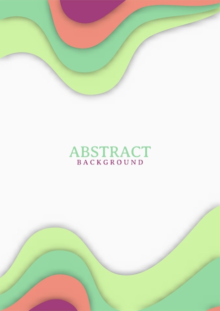 Diseño de fondo moderno abstracto con formas onduladas. Fondo de diseño moderno con forma geométrica