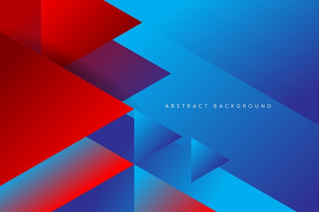 diseño de fondo moderno abstracto rojo y azul