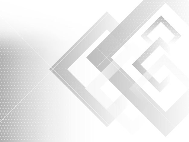Diseño de fondo moderno elegante geométrico gris y blanco abstracto