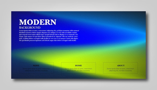Diseño de fondo moderno con gradiente y textura de grano Gradiente minimalista