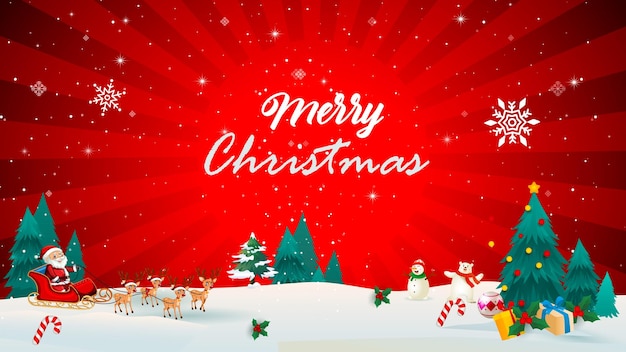 Diseño de fondo moderno de Navidad con vector