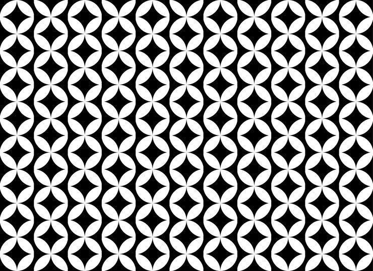 Vector diseño de fondo monocromo de patrones sin fisuras geométricas ilustración vectorial