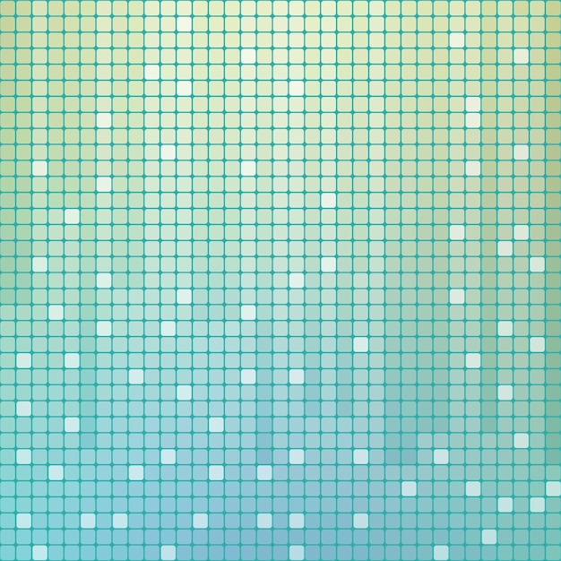 Diseño de fondo de mosaico azul abstracto