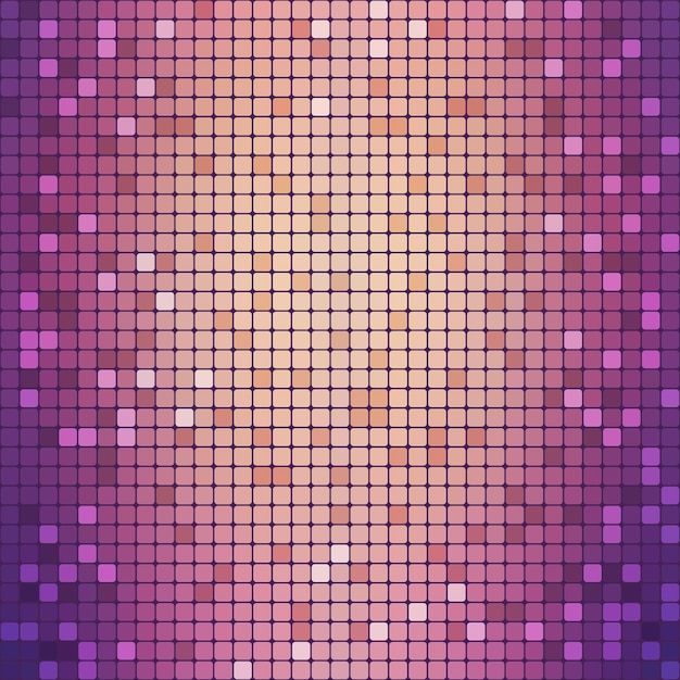 Diseño de fondo de mosaico púrpura abstracto