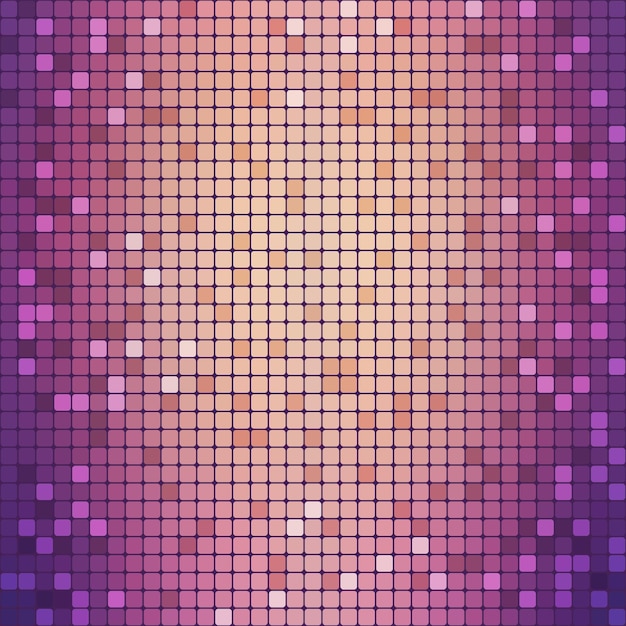 Diseño de fondo de mosaico púrpura abstracto