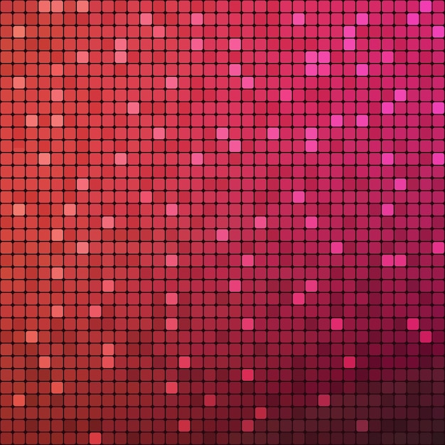 Diseño de fondo de mosaico rosa abstracto