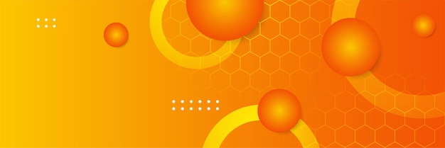 Diseño de fondo naranja minimalista moderno Ilustración vectorial de banner naranja abstracto Diseño gráfico abstracto de vector naranja amarillo Plantilla de fondo de patrón de banner